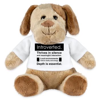 Introvert - MiniFeet® Dog Helge - white - Front