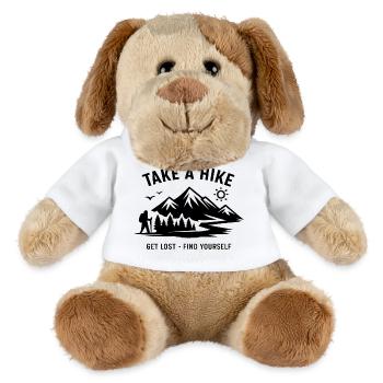 Mountain Trail Adventure Illustration - MiniFeet® Dog Helge - white - Front
