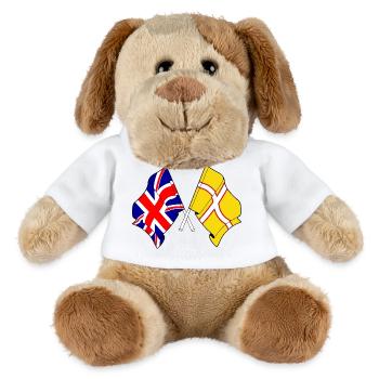 Dorset & Great Britain Cross - MiniFeet® Hund Helge - Weiß - Vorne