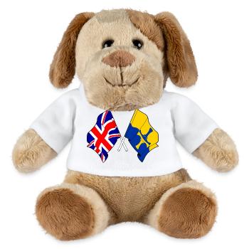 Durham & Großbritannien - MiniFeet® Hund Helge - Weiß - Vorne