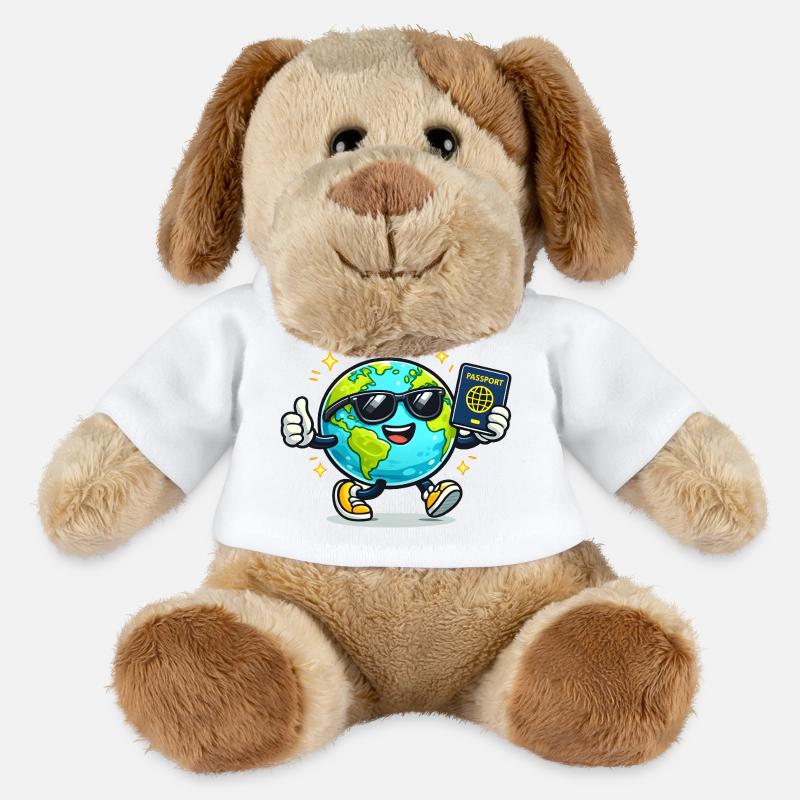 Globe Buddy Pass-Abenteuer - MiniFeet® Hund Helge - Weiß