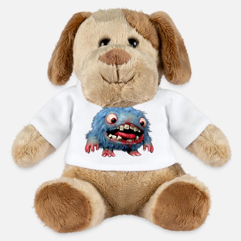 Mucklow - Chien en peluche Helge MiniFeet® - blanc