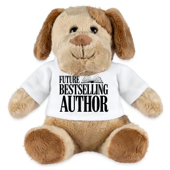 Future Bestselling Author - MiniFeet® Dog Helge - white - Front