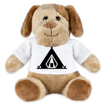 Camping Zelt Outdoor Icon - MiniFeet® Hund Helge - Weiß - Vorne