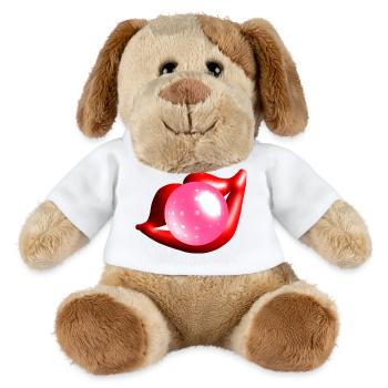 Bubble gum bubble - MiniFeet® Dog Helge - white - Front