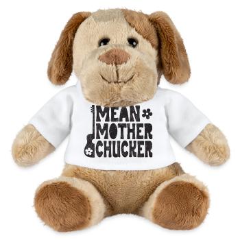 Mère méchante Chucker à la guitare - Chien en peluche Helge MiniFeet® - blanc - Devant