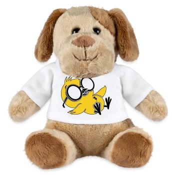 Cool Chill Penguin Sunglasses Drôle d’été - Chien en peluche Helge MiniFeet® - blanc - Devant