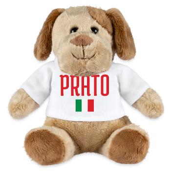 Prato Italy Bold Script - MiniFeet® Dog Helge - white - Front