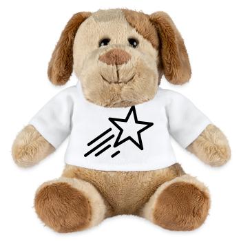 shooting star - MiniFeet® Dog Helge - white - Front