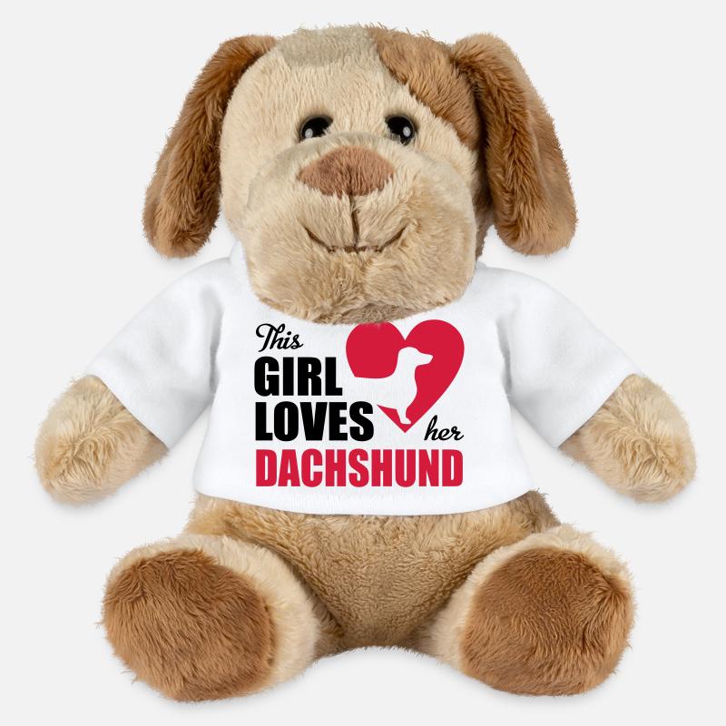 Dackel - MiniFeet® Hund Helge - Weiß
