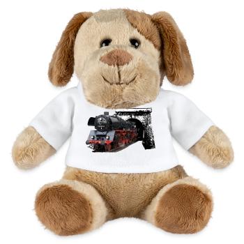 Dampflokomotive - MiniFeet® Hund Helge - Weiß - Vorne