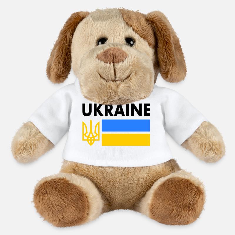 Ukraine - MiniFeet® Hund Helge - Weiß