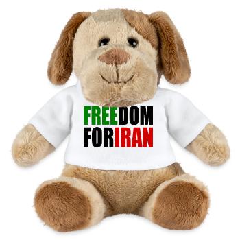 Freedom for iran - MiniFeet® Hund Helge - Weiß - Vorne