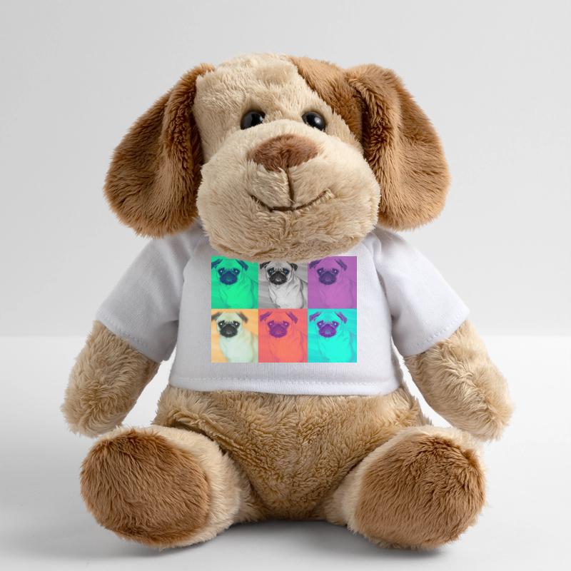 Pop Art Conception de chien Chien en peluche Helge MiniFeet®