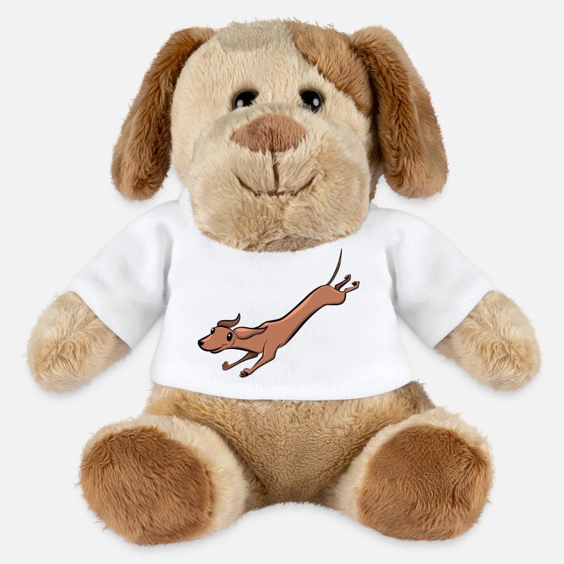 Dackel - MiniFeet® Hund Helge - Weiß
