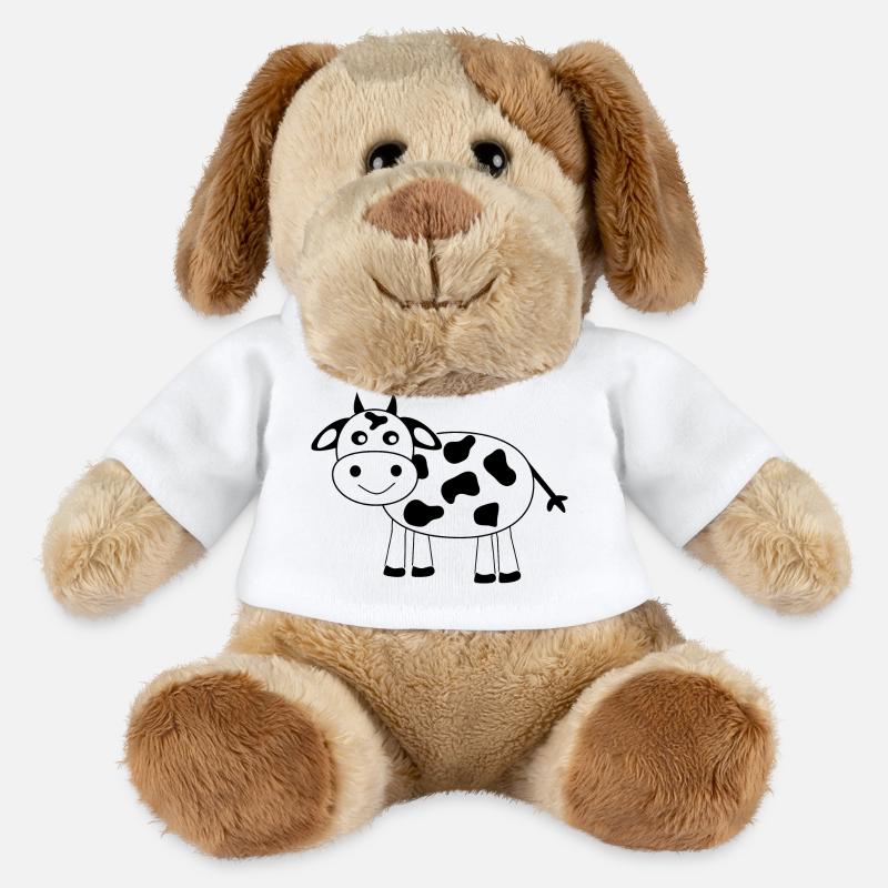 Kuh - MiniFeet® Hund Helge - Weiß