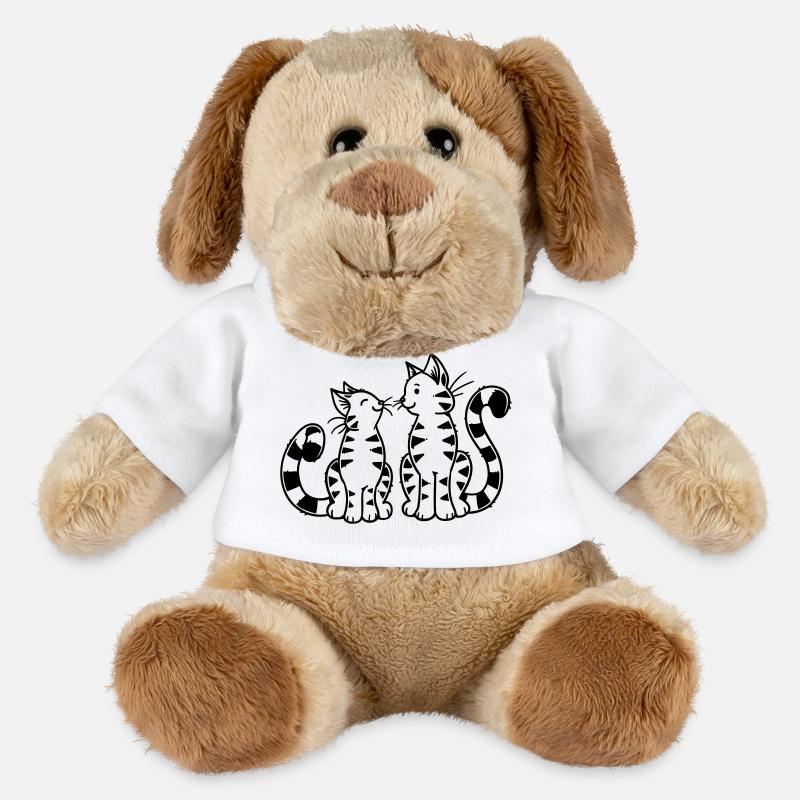 Cartoon Kitten - MiniFeet® Hund Helge - Weiß