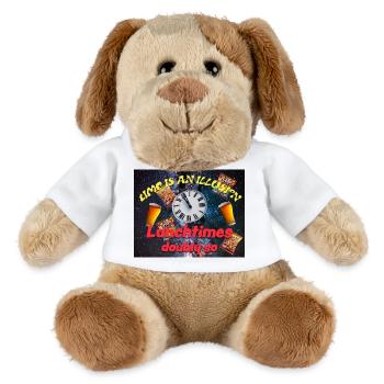 Time is an illusion - MiniFeet® Dog Helge - white - Front