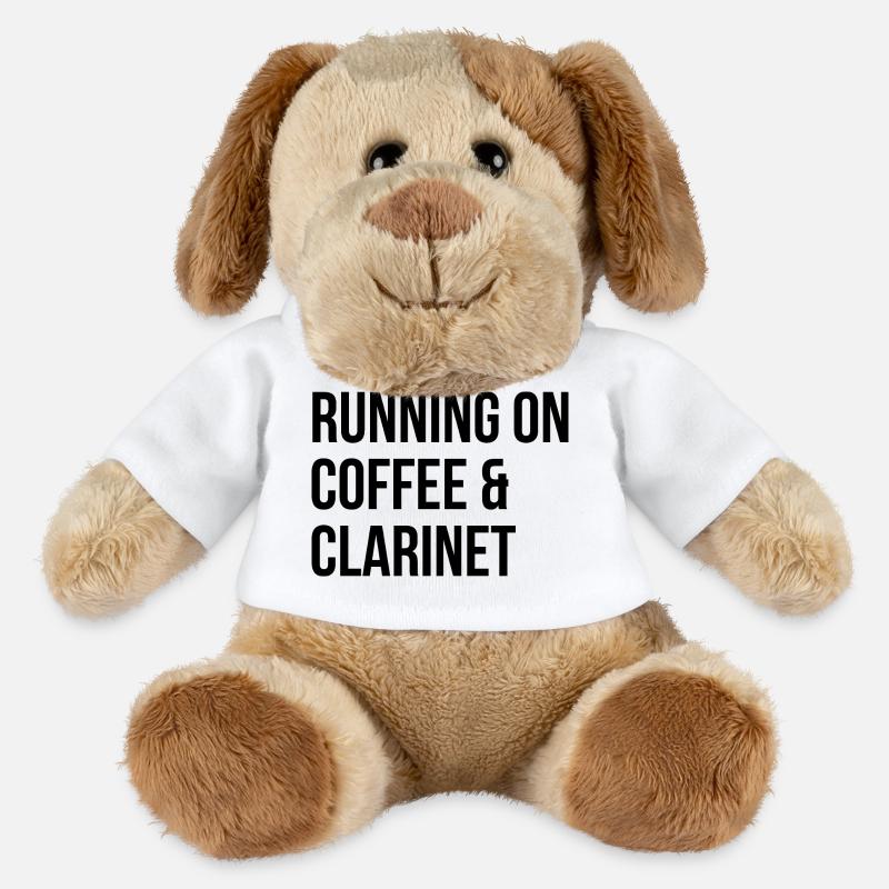 Klarinette - MiniFeet® Hund Helge - Weiß