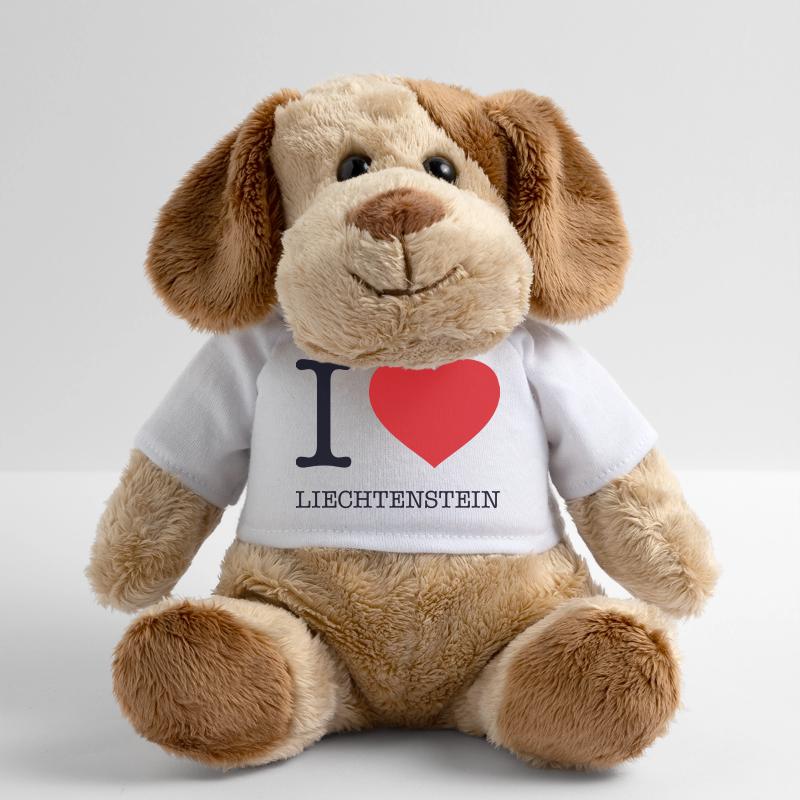 J’ADORE LE LIECHTENSTEIN Chien en peluche Helge MiniFeet®