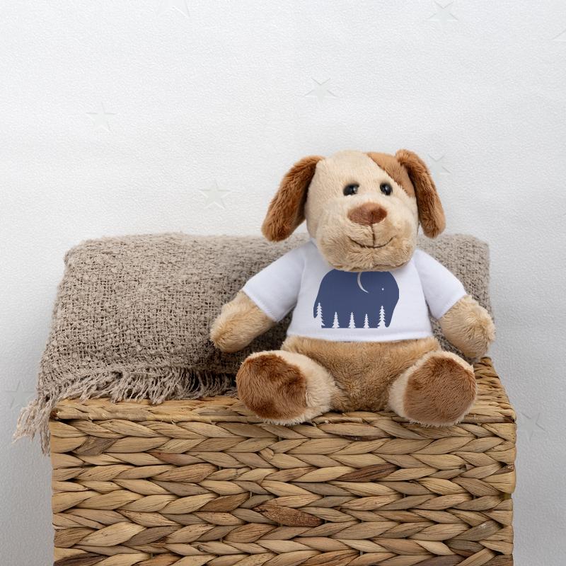 Ein Elefant oder ein Wald in dieser Fun Optical Illusi MiniFeet® Hund Helge