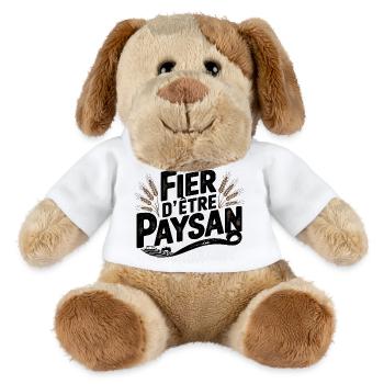 Proud to be a farmer - MiniFeet® Dog Helge - white - Front