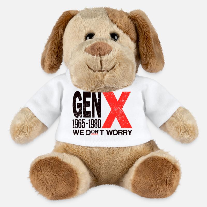 Generation X – Old School & Proud - MiniFeet® Dog Helge - white