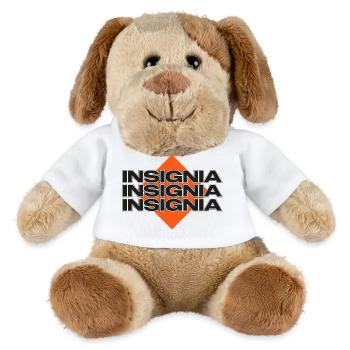 Insigne Power – Déclaration frappante - Chien en peluche Helge MiniFeet® - blanc - Devant