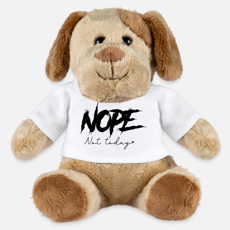 Nope - Not Today - MiniFeet® Dog Helge - white