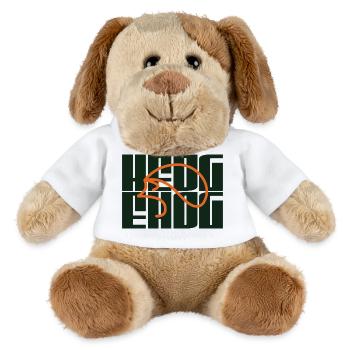 Produits dérivés avec le logo de votre hérisson préféré - Chien en peluche Helge MiniFeet® - blanc - Devant