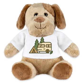 Abenteuer Camping Naturdesign - MiniFeet® Hund Helge - Weiß - Vorne
