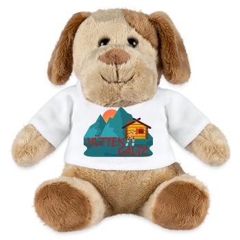 Hüttengaudi Alpen Lodge - Berg Design Apres Ski - MiniFeet® Hund Helge - Weiß - Vorne