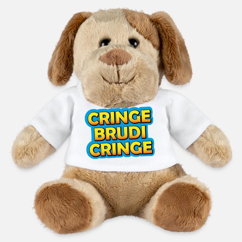 Cring Brudi Cring Neon Graphic - MiniFeet® Dog Helge - white