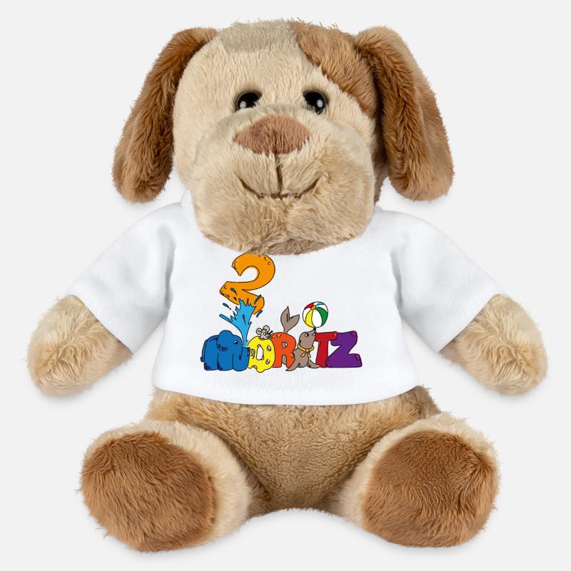 Moritz feiert 2. Geburtstag  - MiniFeet® Hund Helge - Weiß