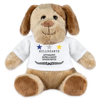 Customs officer - MiniFeet® Dog Helge - white - Front