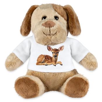 Fawn deer - MiniFeet® Dog Helge - white - Front