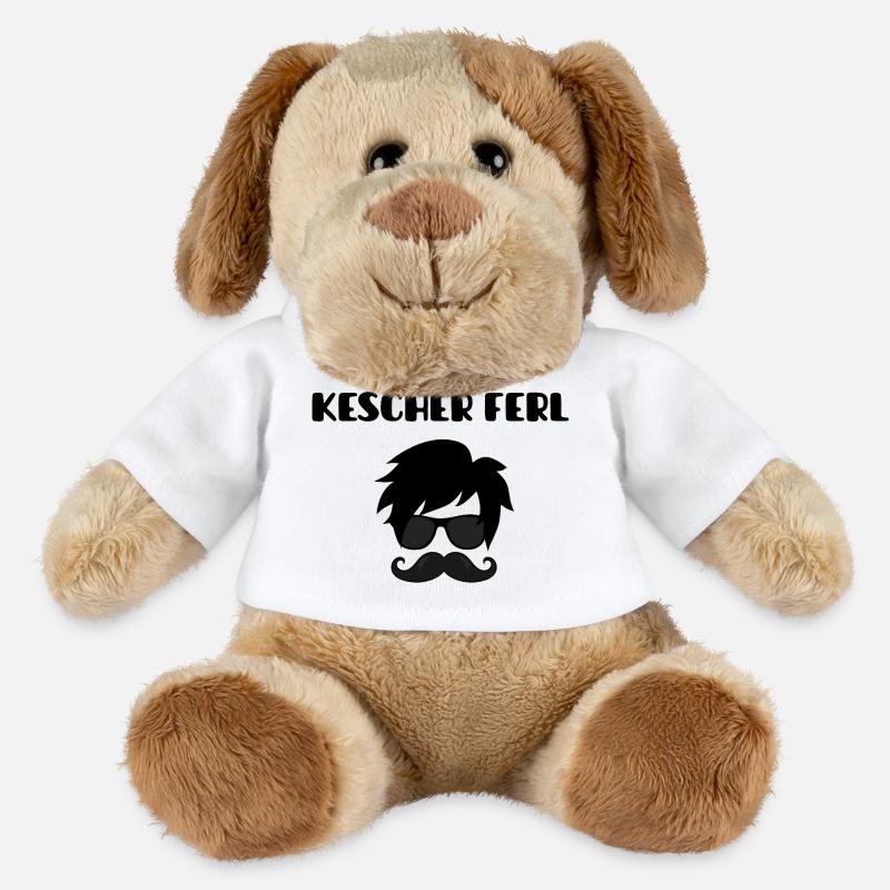 Fescher Kerl Motiv - MiniFeet® Hund Helge - Weiß