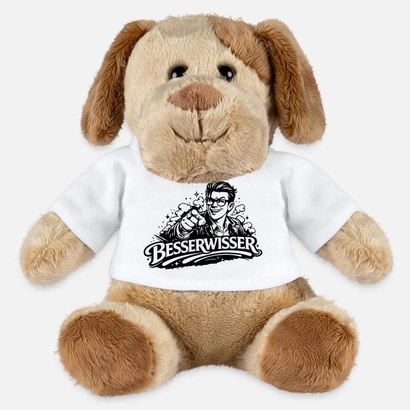 Beserwisser - MiniFeet® Hund Helge - Weiß