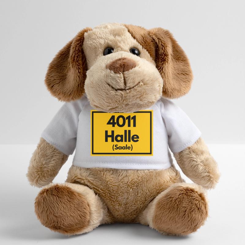 OLD POSTCODE POSTCODE RETRO 4011 HALLE (SAAALE) MiniFeet® Dog Helge