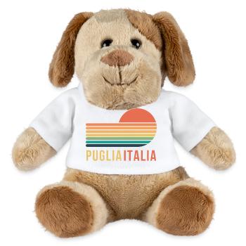 Pouilles, Italie - Chien en peluche Helge MiniFeet® - blanc - Devant