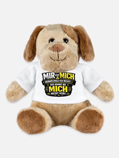 I don't confuse me and me – grammar - MiniFeet® Dog Helge - white