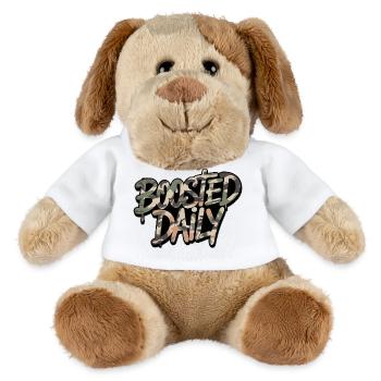 Boosted Daily Auto Tuning Design Camouflage Tuner - Chien en peluche Helge MiniFeet® - blanc - Devant