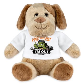 Panzer-Austritts-Schildkröte - MiniFeet® Hund Helge - Weiß - Vorne