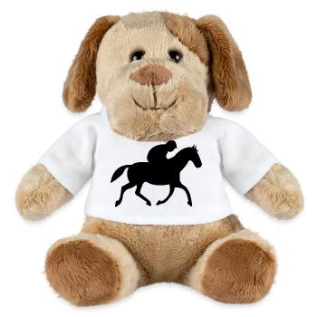 Chevaucher - Chien en peluche Helge MiniFeet® - blanc - Devant