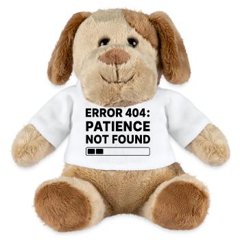 Error 404: Page Not Found Typo Art - MiniFeet® Hund Helge - Weiß - Vorne