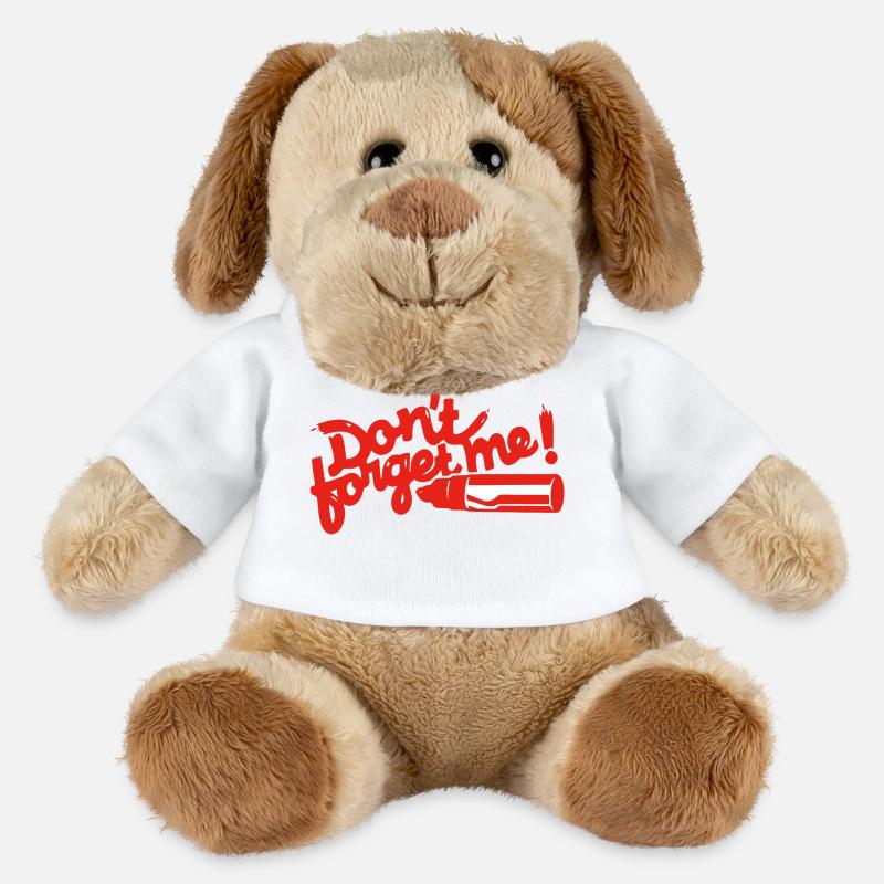 Bitte nicht vergessen- Vergiss mich nicht - MiniFeet® Hund Helge - Weiß