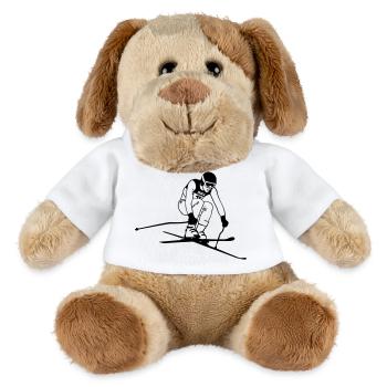 ski - alpine - apres - abfahrt - Chien en peluche Helge MiniFeet® - blanc - Devant