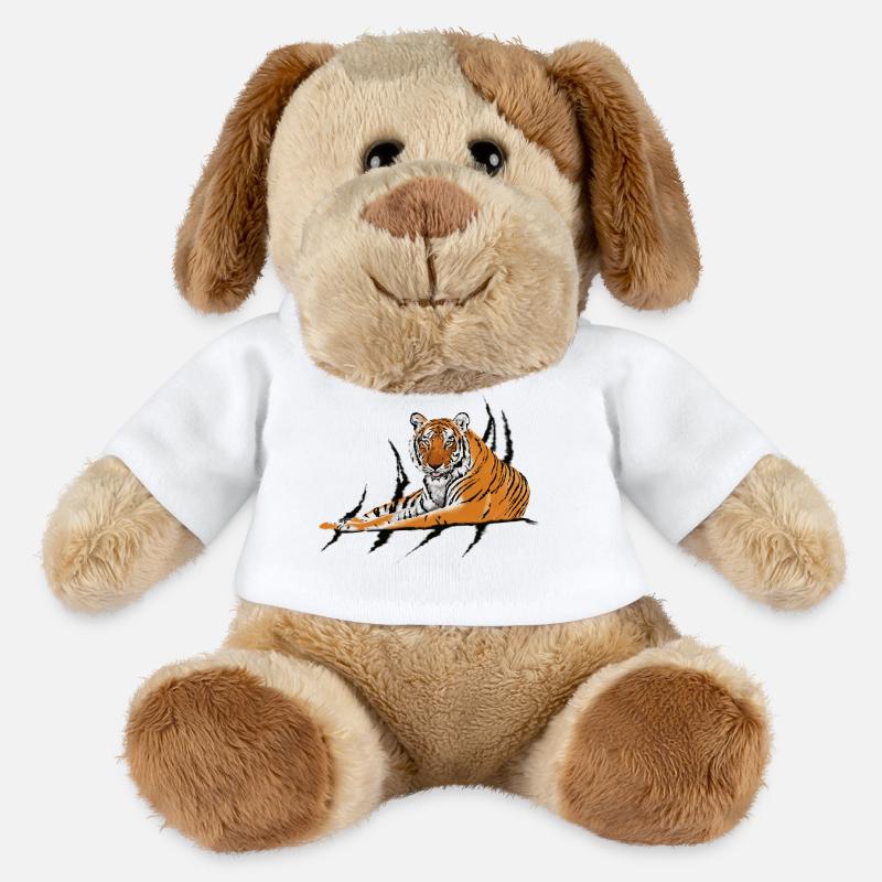 Tiger - MiniFeet® Hund Helge - Weiß