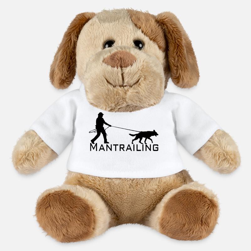 Mantrailing black - MiniFeet® Dog Helge - white