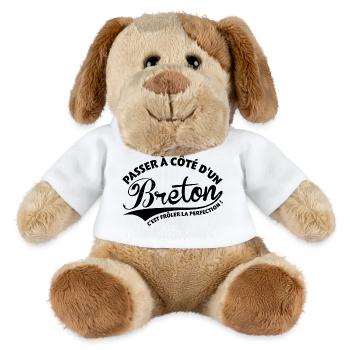 Breton Perfection - Chien en peluche Helge MiniFeet® - blanc - Devant